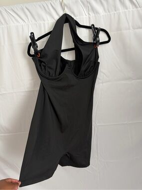 Black One-Piece Shapewear Romper